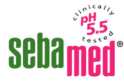 sebamed pink and green logo