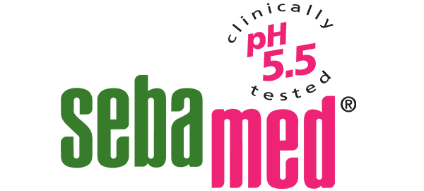 Seba Med green and pink logo