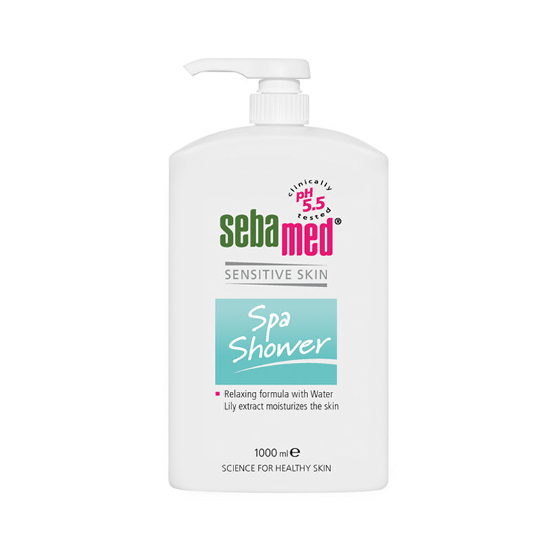 Spa Shower Liquid Face and Body Wash 1L - Sebamed